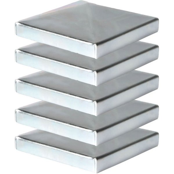 ATTAS Pfostenkappe Pfostenkappen Set (5 stück), Stahl Pyramide (5er Set), Verzinkt