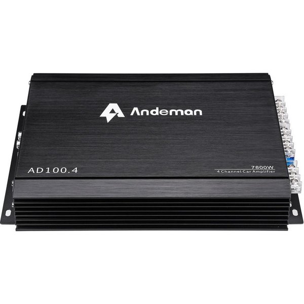 AUDEW Audioverstärker (Anzahl Kanäle: 4, 200 W, Auto-Verstärker, Hochleistungs-Audioverstärker für klaren Sound)