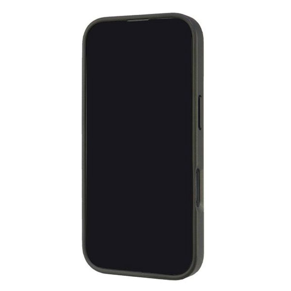 Audi Handyhülle iPhone 16 Pro Kunstleder schwarz Logo Metall 6,3 Zoll, Kantenschutz – Bild 5 von 5