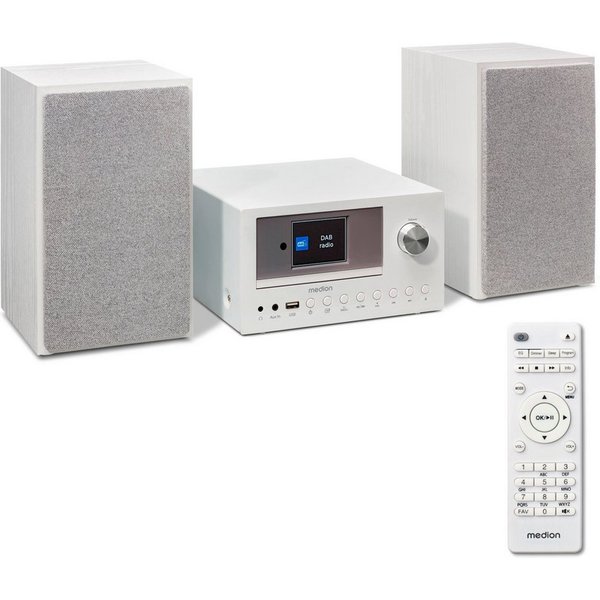 Medion® Audio-System Internet/DAB+ Micro-Audio-System MEDION® LIFE® P85003 (MD85008) (15 W, A2DP Bluetooth, Bluetooth, P85003)