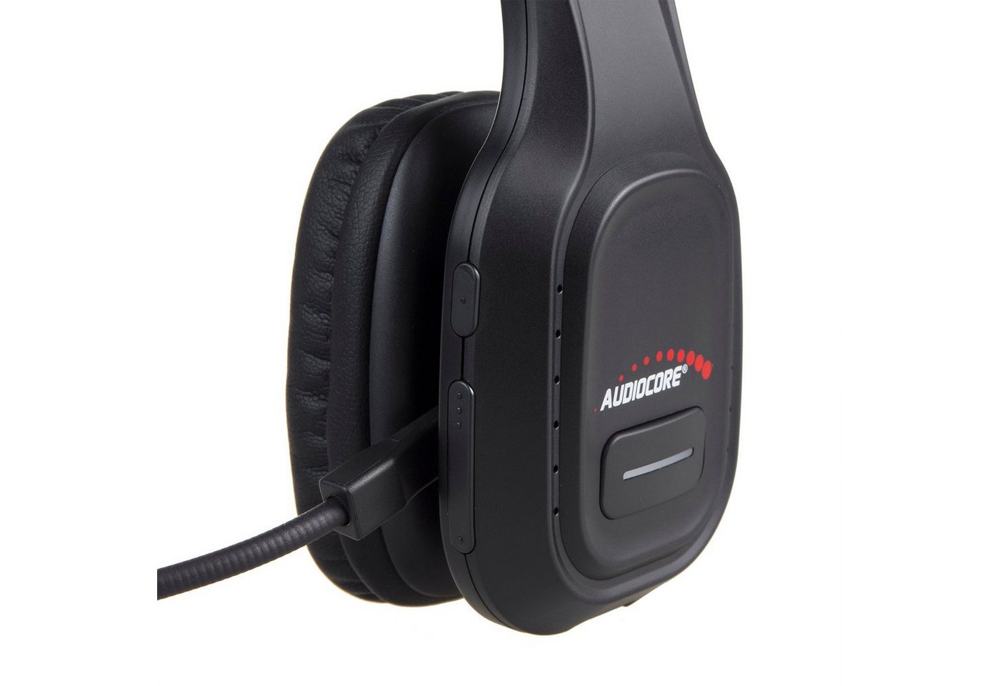 Audiocore AC864 Bluetooth Headset mit Noise Cancelling Mikrofon Wireless-Headset (Mono Bluetooth Headset mit flexiblem Mikrofon, Google Assistant, Siri, Bluetoo – Bild 3 von 5