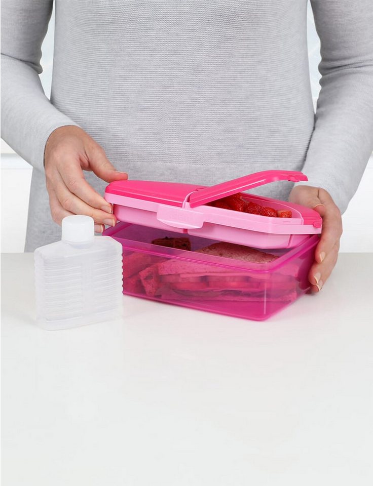 sistema Aufbewahrungsbox Sistema 1,5L Quaddie Lunchbox - Pink – Bild 3 von 3