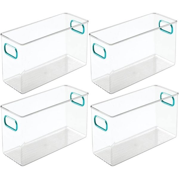 mDesign Aufbewahrungssystem mDesign Aufbewahrung Organizer Behälter 4er-Set Kunststoff Transpare