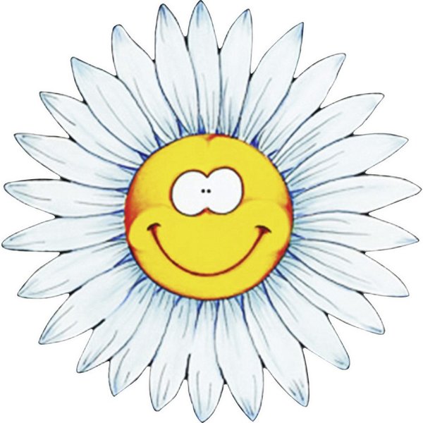 Hermann Schütz Aufkleber Hermann Schütz Aufkleber Blumengesicht