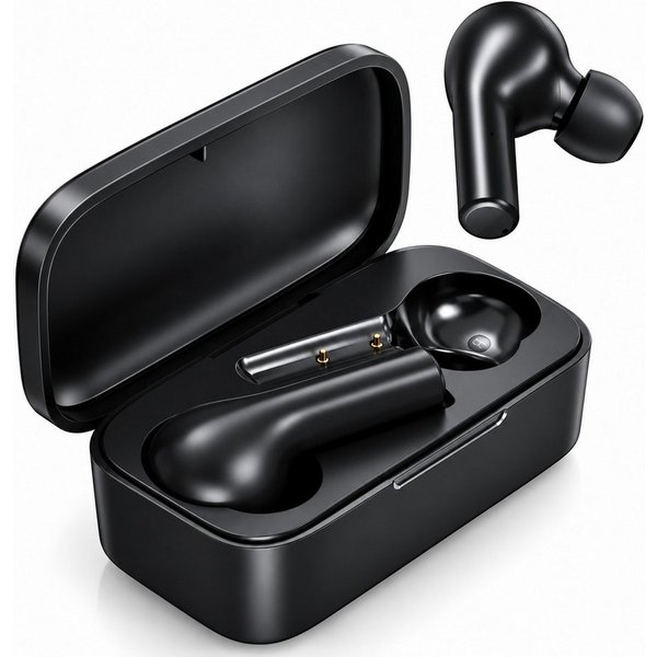AUKEY In Ear Bluetooth-Kopfhörer (Bluetooth 5.0, Touch, IPX6, Mikrofon, bis zu 25 Std. Laufzeit)