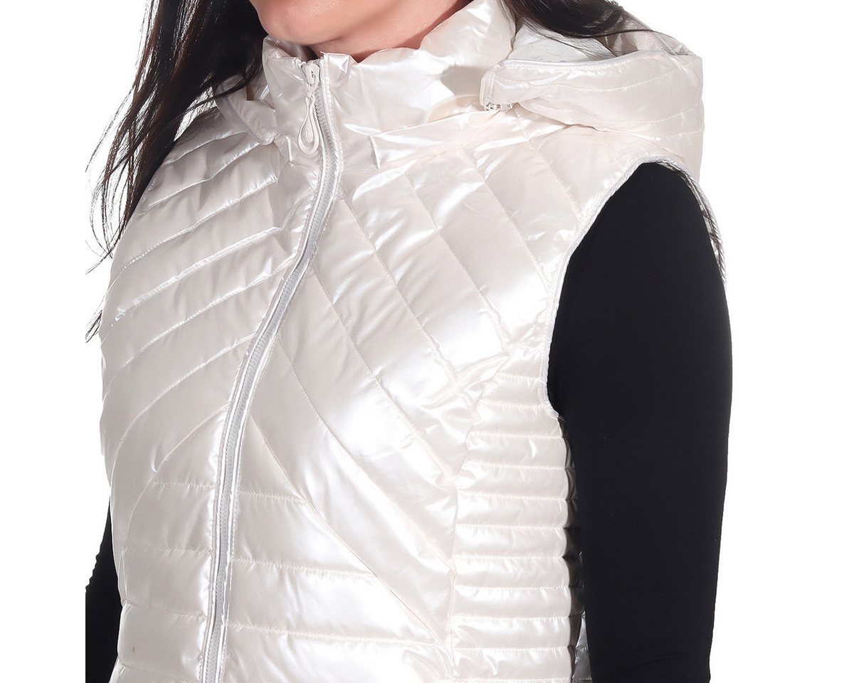 Aurela Damenmode Steppweste Damen Steppweste modische Outdoorweste in Metallic Farben auch in großen Größen erhältlich – Bild 5 von 5