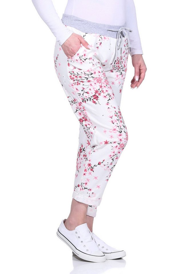 Aurela Damenmode Sweatpants Freizeithose super leichte Haushose angenehme Jogginghose mit elastischem Bund und Schnürung – Bild 5 von 5