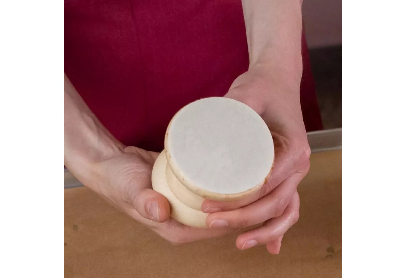 Lebkuchenglocke Ausstechform Lebkuchenglocke, Former 8 cm, gleichmäßige Lebkuchen, Ahornholz, Robust, langlebig, perfekt für weihnachtliche Backkreationen – Bild 5 von 5