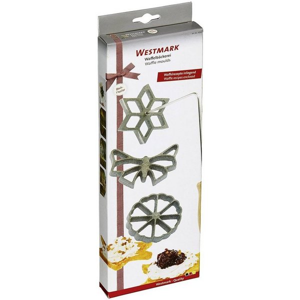WESTMARK Ausstechform Westmark Waffelbäckerei 3 Formen, (1-St)