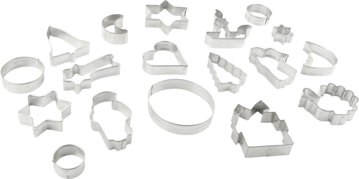 Zenker Ausstechform Zenker Ausstechformen-Set Box silber 18 Stück, Silber – Bild 2 von 2