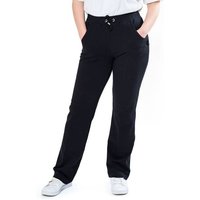 AUTHENTIC KLEIN Damen Baumwoll-Mix Sport- und Freizeithose, Größe 18 in Schwarz