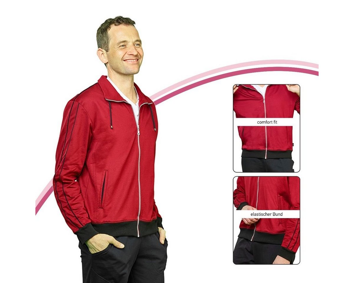 Authentic Klein Sweatjacke Herren Sport- und Freizeitjacke aus 100% Baumwolle – Bild 2 von 4