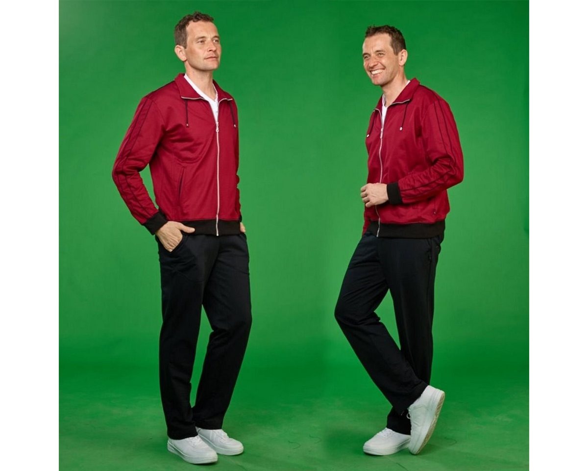 Authentic Klein Sweatjacke Herren Sport- und Freizeitjacke aus 100% Baumwolle – Bild 3 von 4