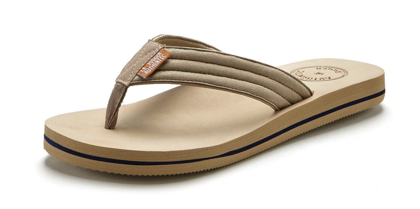 AUTHENTIC LE JOGGER Badelatsche, Flip Flop, Badepantolette, Badeschlappe, Sommerschuhe Badezehentrenner Pantolette, Zehentrenner mit ultraleichter Sohle Unisex  – Bild 2 von 5