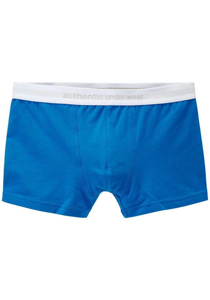 AUTHENTIC LE JOGGER Boxer (Packung, 5-St) unifarben, mit kontrastfarbigem Bund, Baumwollmischung – Bild 2 von 5