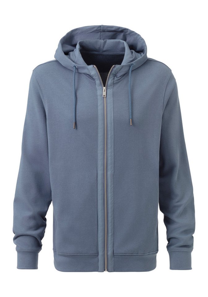 AUTHENTIC LE JOGGER Kapuzensweatjacke Sweatjacke mit Eingrifftaschen aus Baumwoll-Mix – Bild 2 von 5