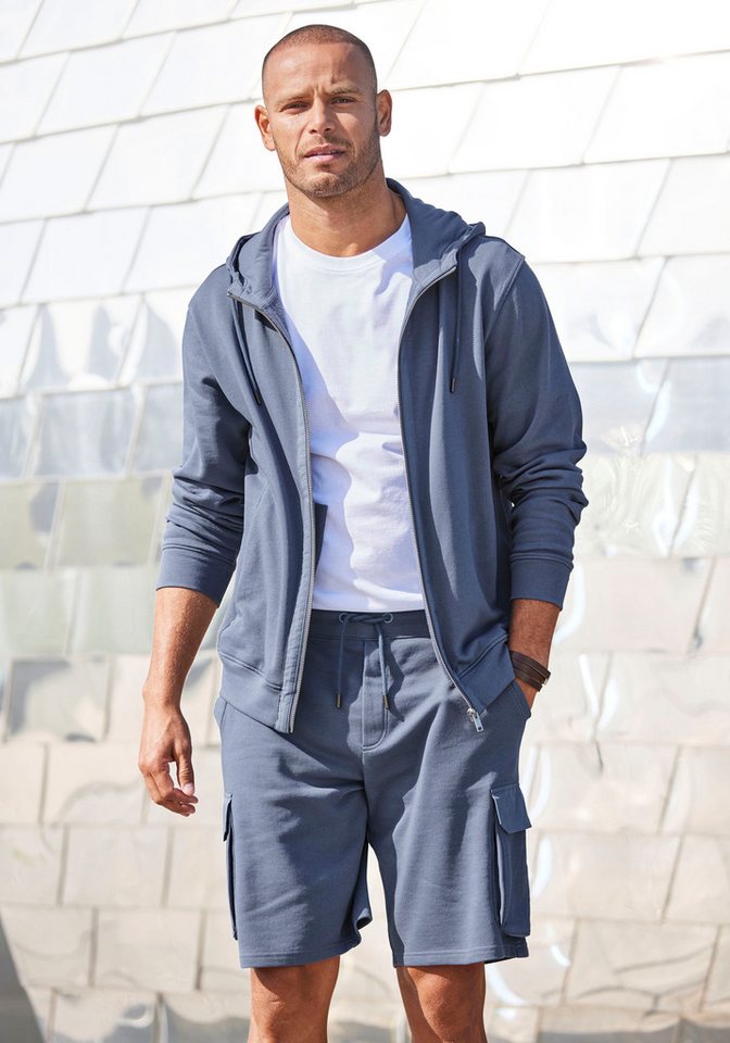 AUTHENTIC LE JOGGER Kapuzensweatjacke Sweatjacke mit Eingrifftaschen aus Baumwoll-Mix – Bild 5 von 5