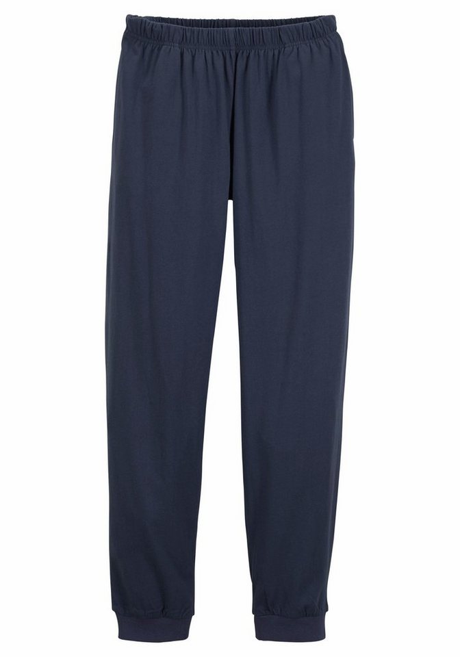 AUTHENTIC LE JOGGER Pyjama (2 tlg., 1 Set) langer Schlafanzug, bedruckt, mit Rundhals-Ausschnitt – Bild 4 von 5