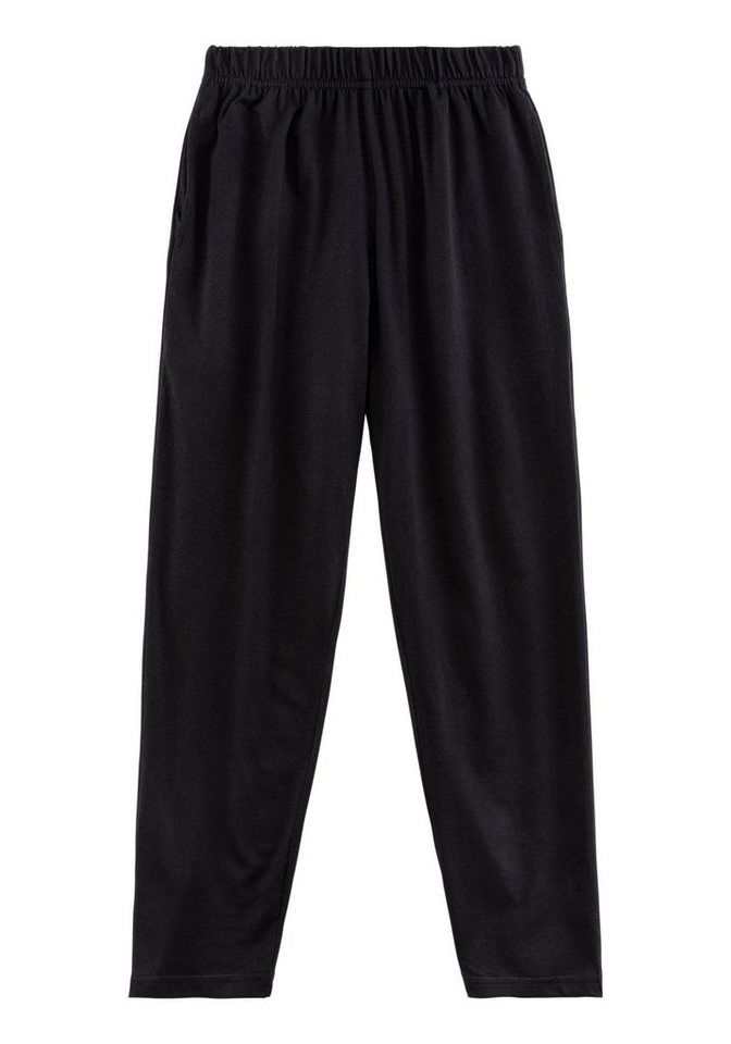 AUTHENTIC LE JOGGER Pyjama (2 tlg., 1 Set) langer Schlafanzug meliert mit Basketball-Aufdruck, aus Baumwolle – Bild 5 von 5