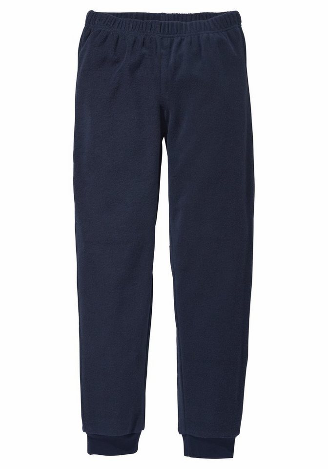 AUTHENTIC LE JOGGER Pyjama (2 tlg., 1 Set) langer Schlafanzug, gestreift, aus Frottee – Bild 4 von 5