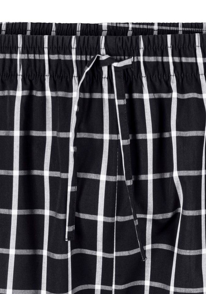 AUTHENTIC LE JOGGER Pyjamahose mit Seitentaschen und Bindeband – Bild 4 von 5