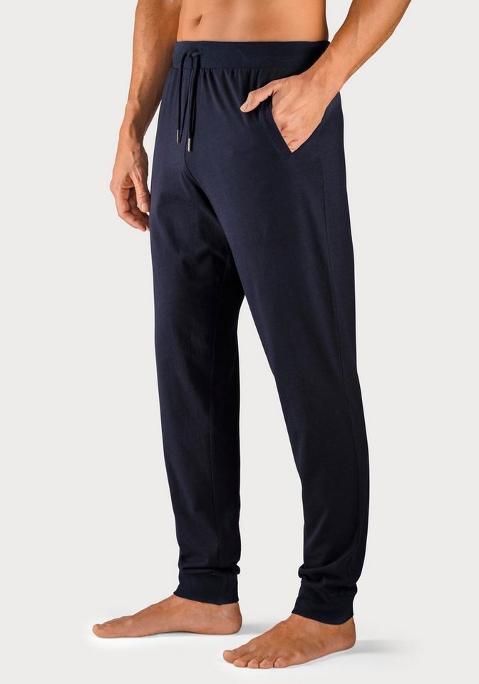 AUTHENTIC LE JOGGER Schlafhose Relaxpants, mit Kordel (2-tlg) aus weicher Single Jersey Ware – Bild 3 von 5