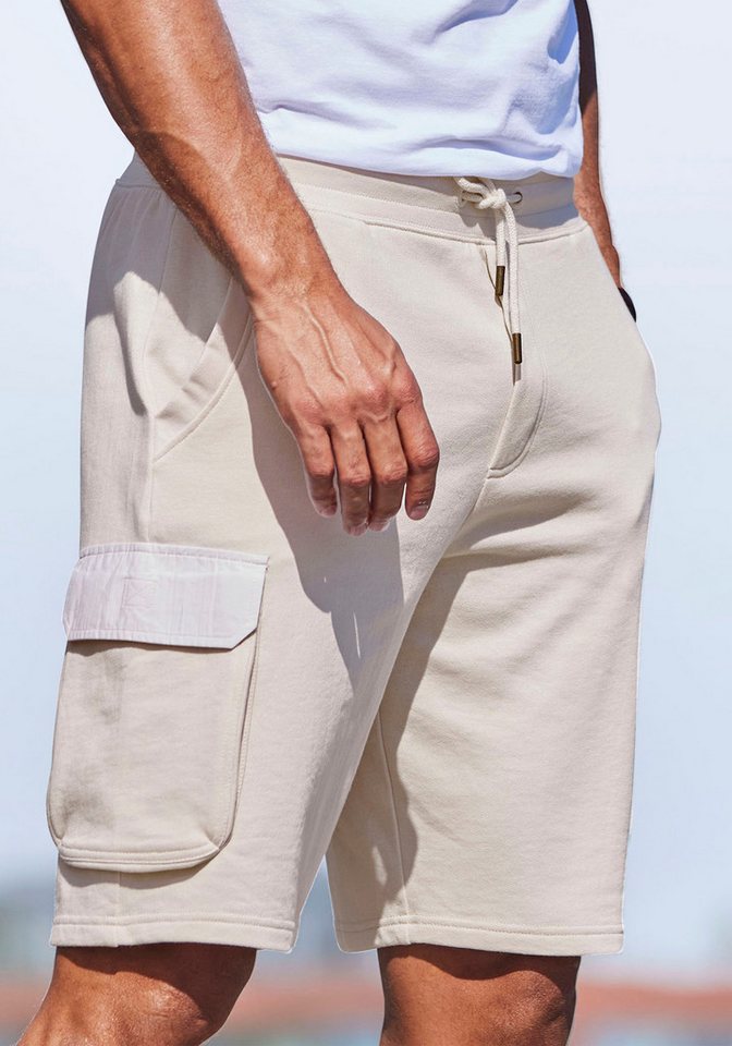 AUTHENTIC LE JOGGER Sweatshorts, kurze Sweathose Cargotaschen mit Webdetails – Bild 3 von 5