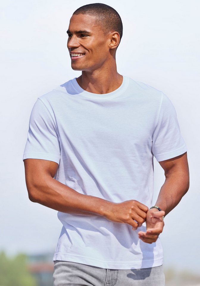 AUTHENTIC LE JOGGER T-Shirt (Packung, 2) Freizeitshirt aus 100% Baumwolle – Bild 3 von 5