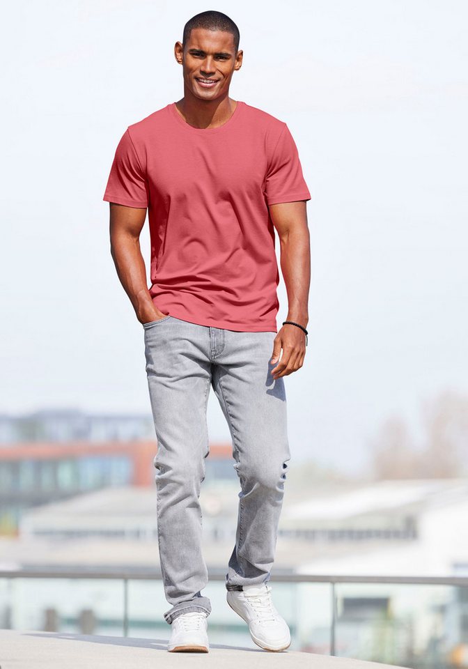 AUTHENTIC LE JOGGER T-Shirt (Packung, 2) Freizeitshirt aus 100% Baumwolle – Bild 4 von 5