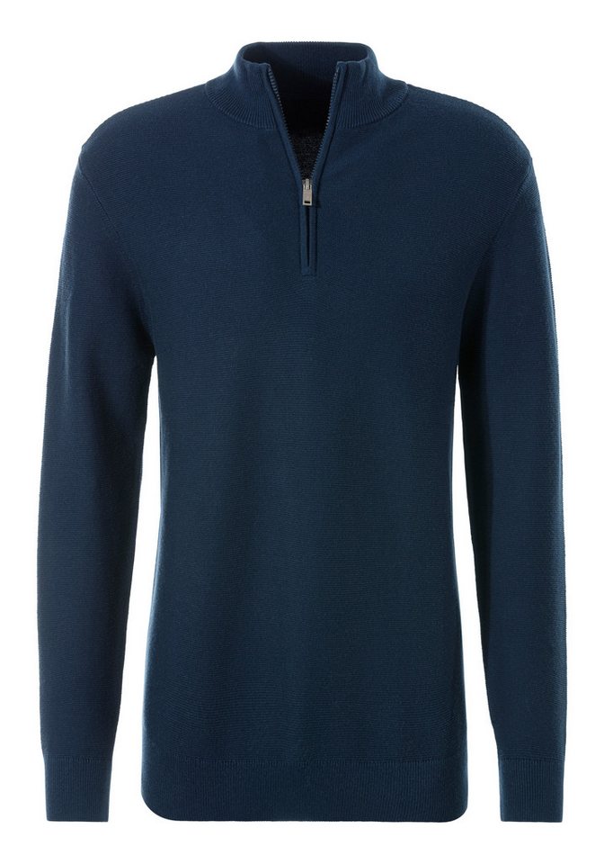 AUTHENTIC LE JOGGER Troyer Pullover mit Stehkragen und Reißverschluss – Bild 2 von 5