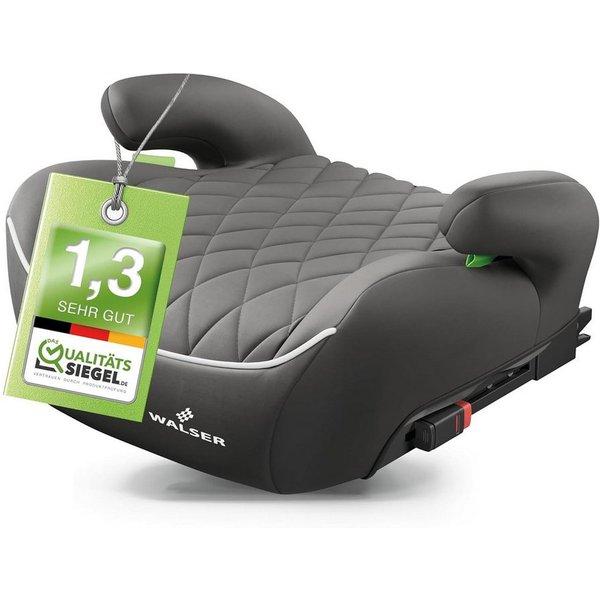 WALSER Autokindersitz WALSER Kindersitzerhöhung Andy ISOFIX Hartschale ab 4-10 Jahre, ab: 4 Jahre, bis: 10 Jahre, (1 Stück, 1-tlg)
