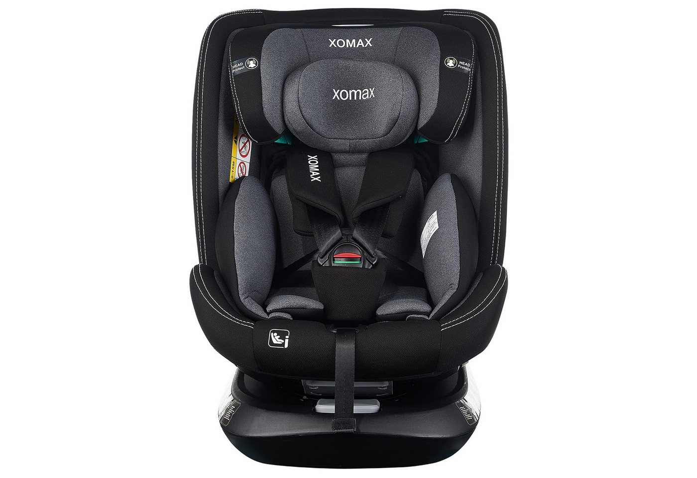 XOMAX Autokindersitz XOMAX G409 IOT black grey ISOFIX Auto Kindersitz 0-36kg AUTOSITZ 360°D, ab: ab Geburt, bis: 12 Jahren – Bild 3 von 5