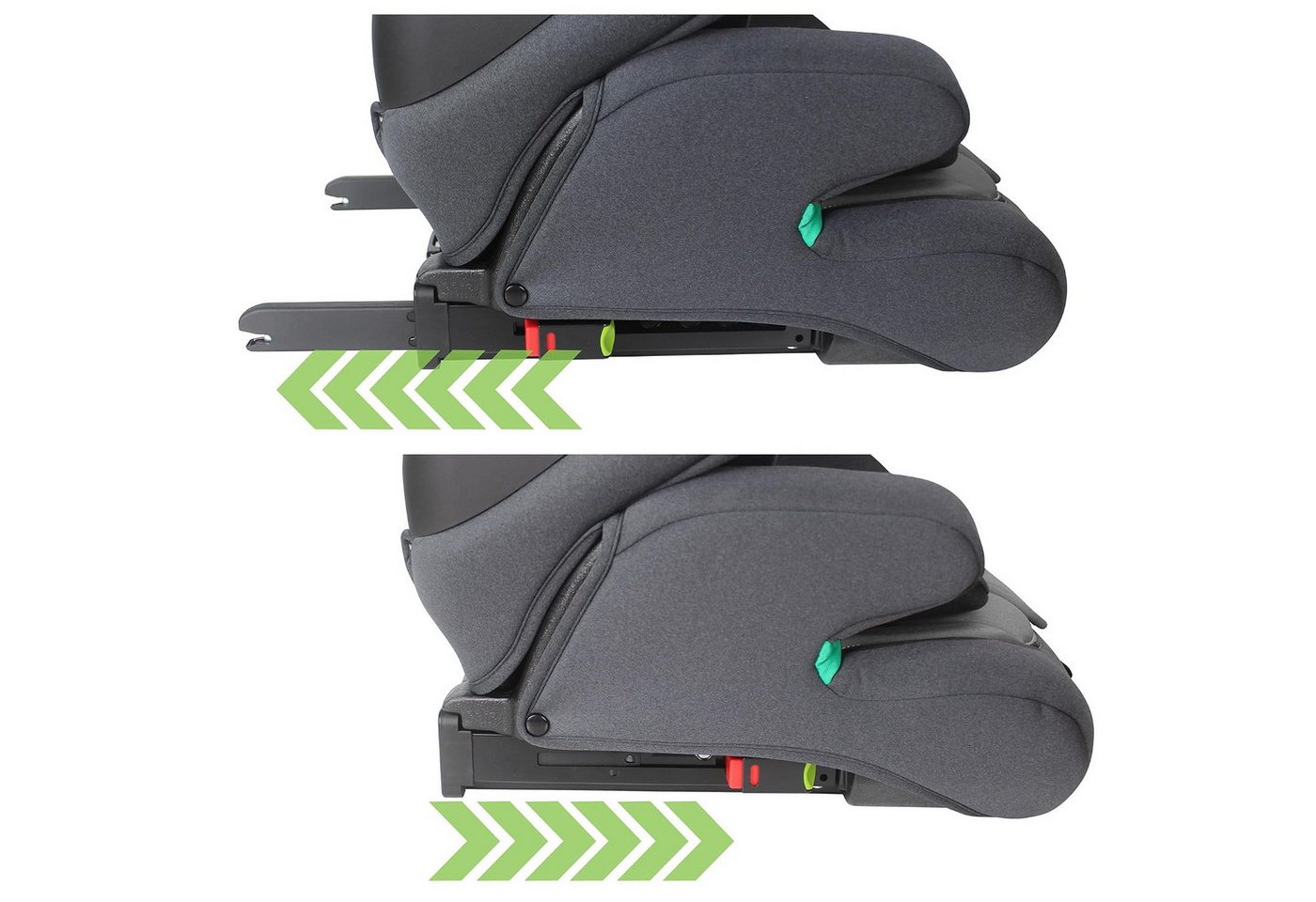XOMAX Autokindersitz XOMAX LM238 anthrazit-grau ISOFIX Auto Kindersitz 9-36kg AUTOSITZ, ab: 15 Monaten, bis: 12 Jahre, (1-tlg), Für Kinder von 9Kg bis 36Kg (ca. – Bild 5 von 5