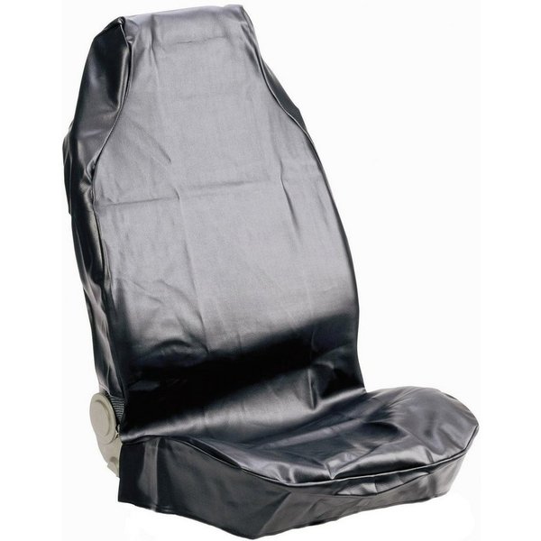 IWH Autositzbezug IWH 074010 Sitzbezug 1 Stück Kunstleder Schwarz Fahrersitz