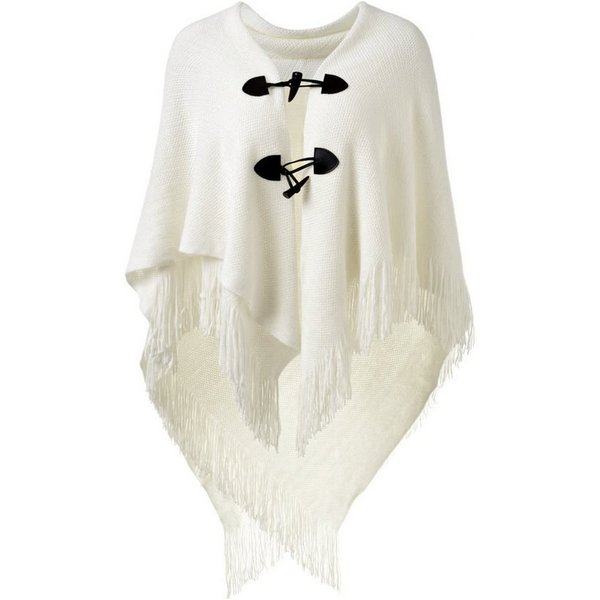Autrucker Poncho Damen Poncho Schal, Kuscheliges Oversize Cape mit offener Front (1-St) Weicher Schulterumhang für Herbst und Winter