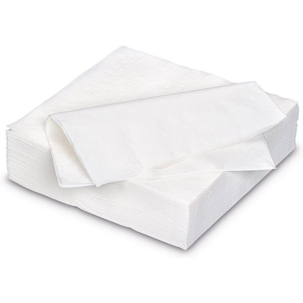 AVA Papierserviette, Servietten aus Papier 25x25cm 2-lagig 50 Stück Weiß