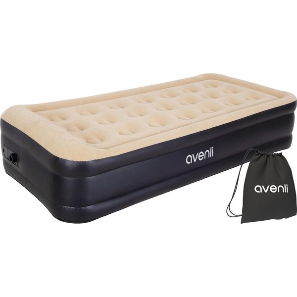Avenli Luftmatratze aufblasbares Gästebett mit integrierter Elektropumpe Twin Size 196 x, (Gästebett Matratze aufblasbar mit integrierter Elektropumpe, 2-St., R
