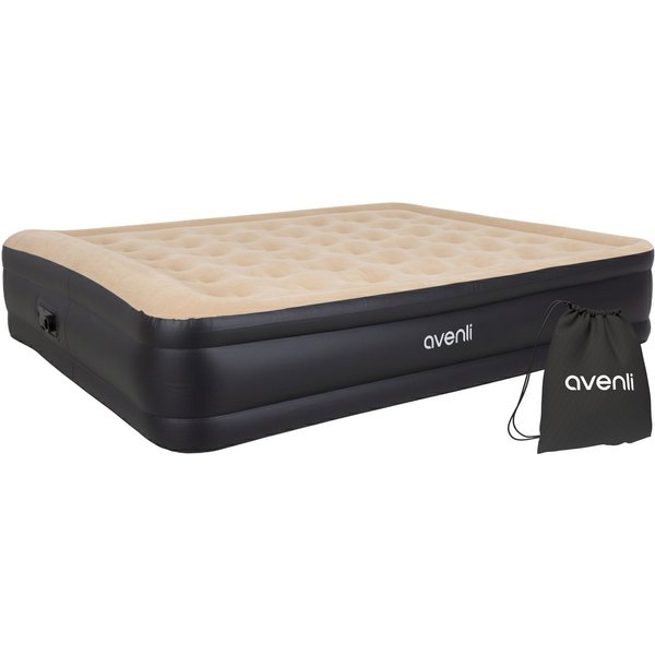 Avenli Luftmatratze Luftbett selbstaufblasend für 2 Personen Queen-Size 203x157x47cm, (Gästebett Matratze aufblasbar mit integrierter Elektropumpe, 2-St., Reise