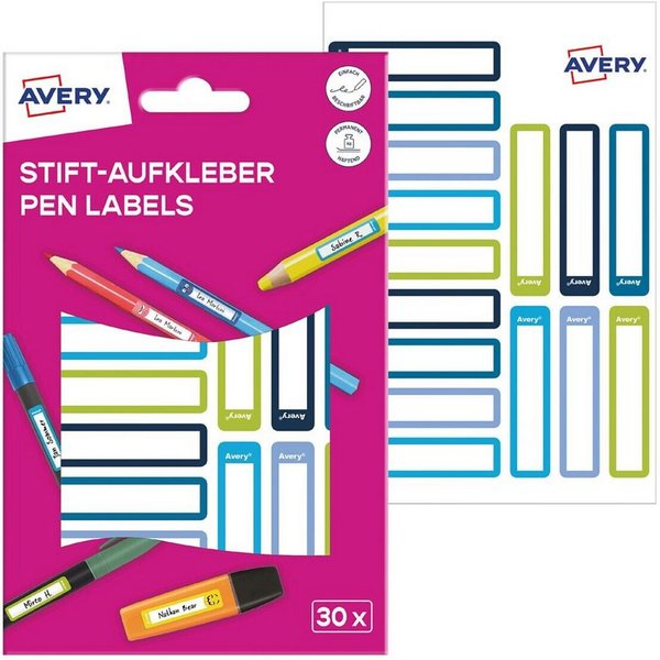 Avery Zweckform Etiketten, 30er Pack Stift-Aufkleber