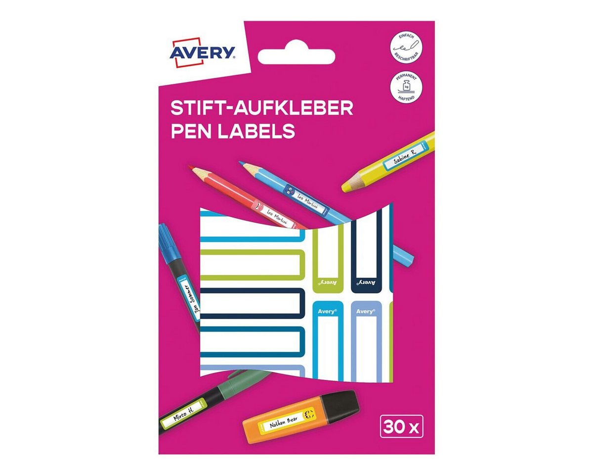 Avery Zweckform Etiketten, 30er Pack Stift-Aufkleber – Bild 2 von 4
