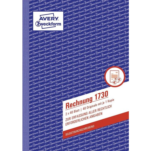 Rechnung, A5, 40 Blatt (1730)