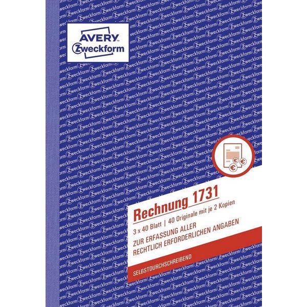 Rechnung, A5, 40 Blatt (1731)