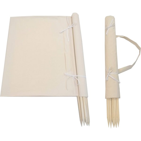 Aves-24 Windschutz WINDSCHUTZ 8m Strand Garten Meer SICHTSCHUTZ 100% reine Baumwolle
