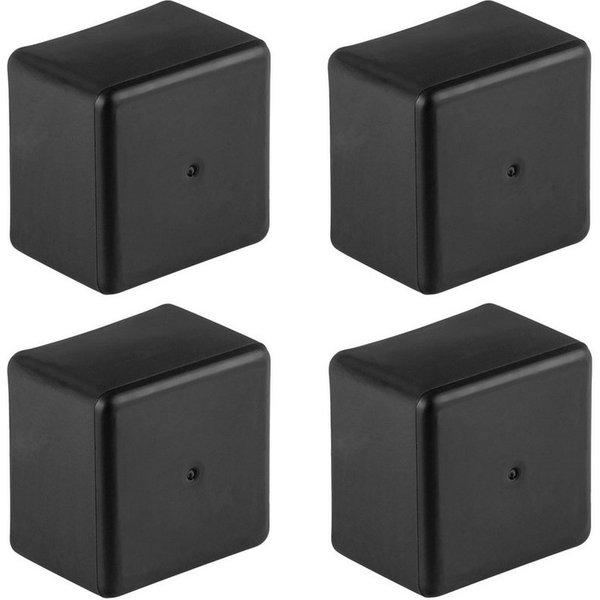 avoltik Solarmodul-Halterung Endkappen Abdeckkappe 40x40mm Solarschiene Abschluss Profil 4-10 Set, (Endkappen Abdeckkappe 40x40mm Solarschiene Abschluss Profil 