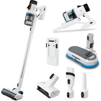 MEDION P400 W+ Akku-Stielstaubsauger mit elektrischem Wischaufsatz, beutellose Zyklon-Technologie, max. Saugleistung 26 kPa, 700 ml Staubbehälterkapazität, inkl