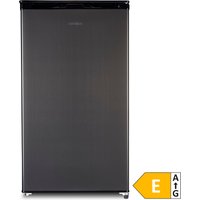 MEDION LIFE Kühlschrank mit Eiswürfelfach MD 370033 Anthrazit, 90 L Gesamt-Nutzinhalt (Kühlteil 80 L & Eiswürfelfach 10 L), wechselbarer Türanschlag, geringer G