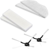 MEDION Saugroboter Zubehörset 2 für den X40 SW (MD 20040), 1x Silikonbürste, 1x Mittelbürste, 1x Mikorfaserwalze