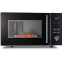 MEDION LIFE 3-in-1 Mikrowelle mit Grill- und Heißluftfunktion MD 12231 Dunkelgrau, 900 W Leistung, 25 L kompakt, 10 Leistungsstufen, Auftaufunktion, Timerfunkti