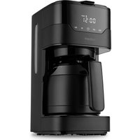 MEDION LIFE Kaffeemaschine mit Thermoskanne MD 18458, Timer-Funktion, Tropf-Stopp, 900 Watt, 1,1 Liter Fassungsvermögen, Aromawahlschalter