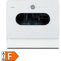 MEDION LIFE Tischgeschirrspüler DWT51 (MD 37766), 7 Reinigungsprogramme, Eimer-Funktion und Wasseranschluss, für 5 Gedecke, EasyFit Design, Touch-Bedienfeld, LE